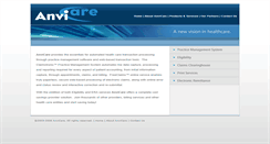 Desktop Screenshot of anvicare.com